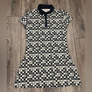 Urban Outfitters Monochrome Checkered Mini Dress